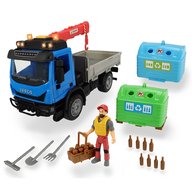 Dickie Toys - Camion Playlife Iveco Recycling Container Set cu figurina si accesorii