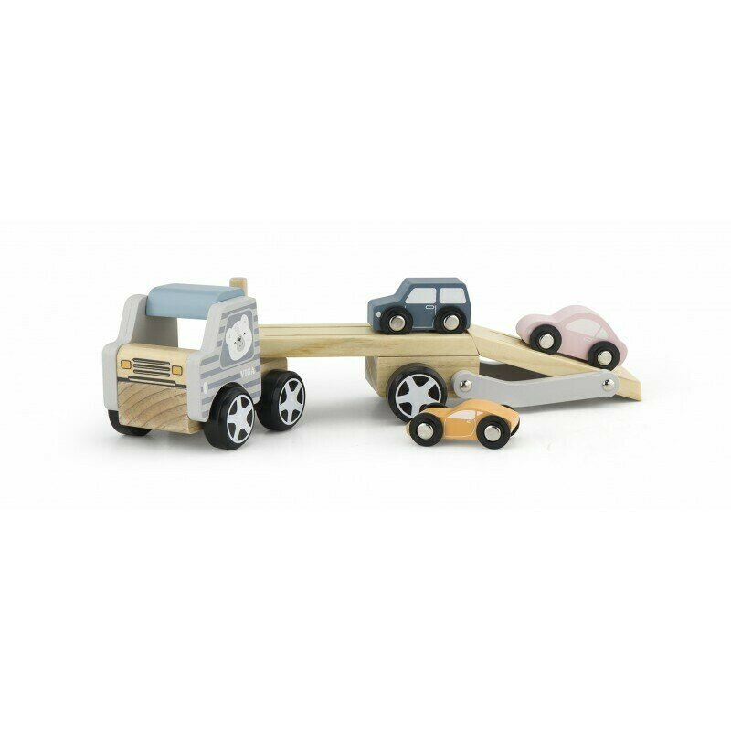 Viga - camion transportor , polarb , cu 4 masinute