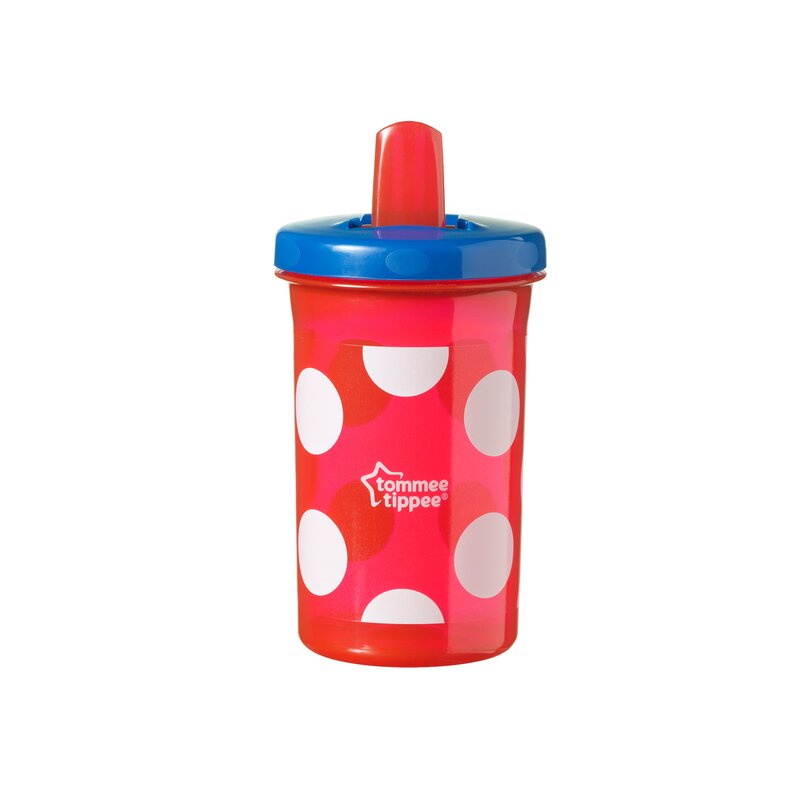 Tommee tippee - cana cool cup, 18 luni+, 380 ml, rosu