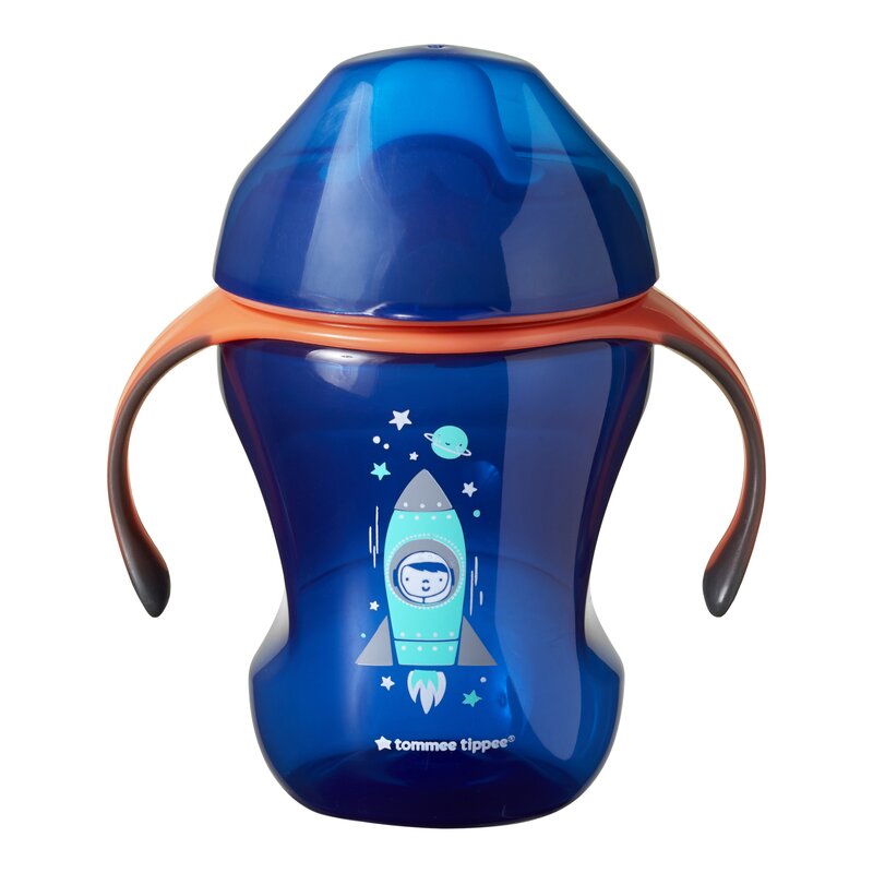 Tommee tippee - cana easy drink, 260 ml, 6 luni+, albastru