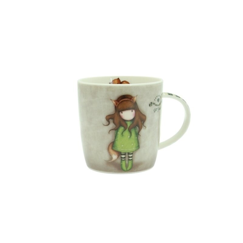 Cana portelan in cutie gorjuss - the fox 330ml