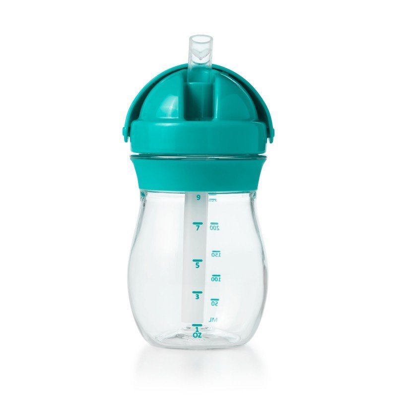 Oxo tot - cana tranzitie cu pai 250 ml, teal