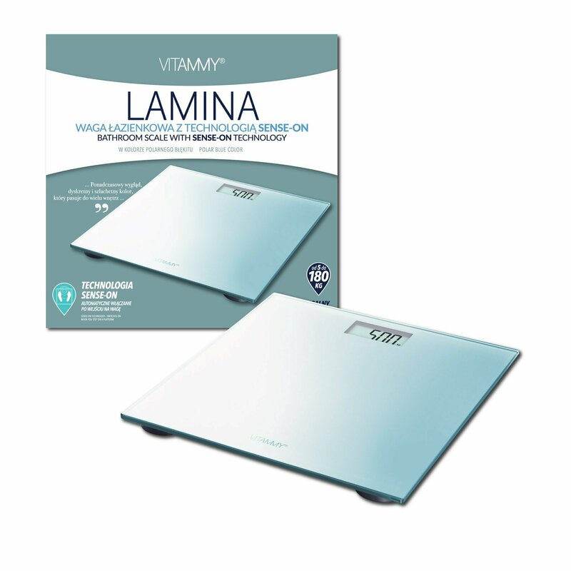 Vitammy - cantar corporal electronic lamina albastru polar