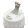 Canuta pliabila, New Baby, Poate fi agatata la carucior, rucsac sau geanta, Perfecta pentru calatorii, Din silicon, Fara BPA, Capacitate 350 ml, Grey - 2