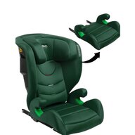 Scaun auto, Caretero, Nimbus, I-size, Cu sistem Isofix, Cu tetiera si spatar reglabile, 4-12 ani, 100-150 cm, Conform standardului european de securitate ECE R129, Verde inchis