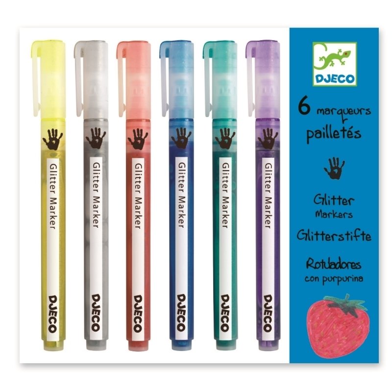 Djeco - carioca (marker) cu sclipici