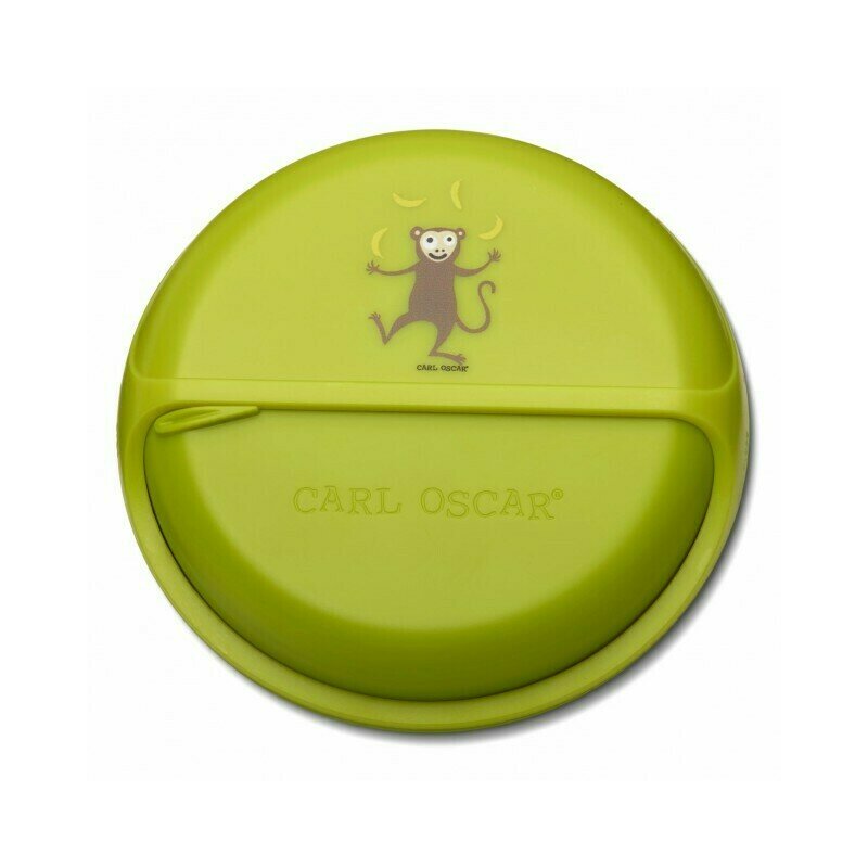 Carl oscar - caserola compartimentata snackdisc, lime