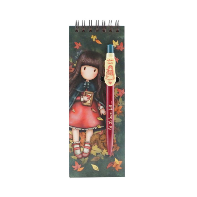 Carnet cu pix gorjuss-autumn leaves