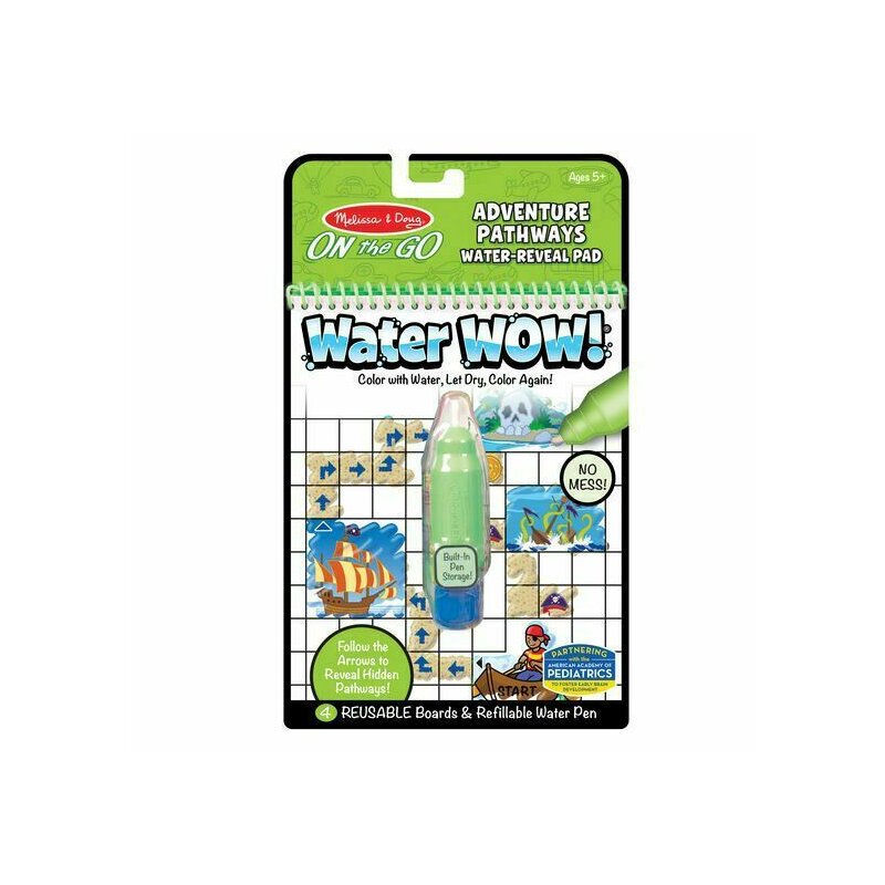 Melissa & doug - set pictura cu apa aventuri in labirint
