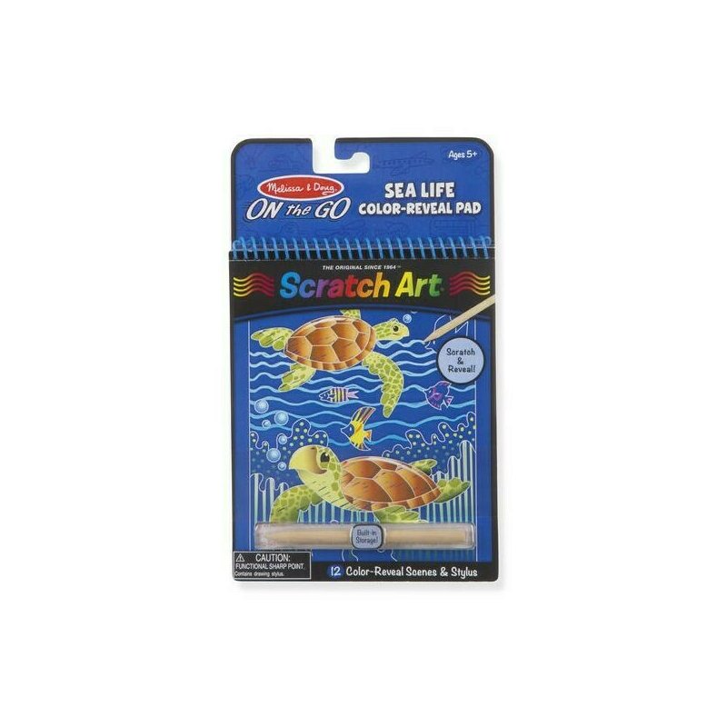 Melissa & doug - carnet razuieste si descopera viata marina