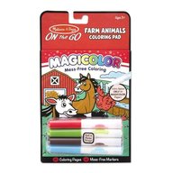 Melissa & Doug - Melissa and Doug carnetel de colorat magicolor animale de la ferma