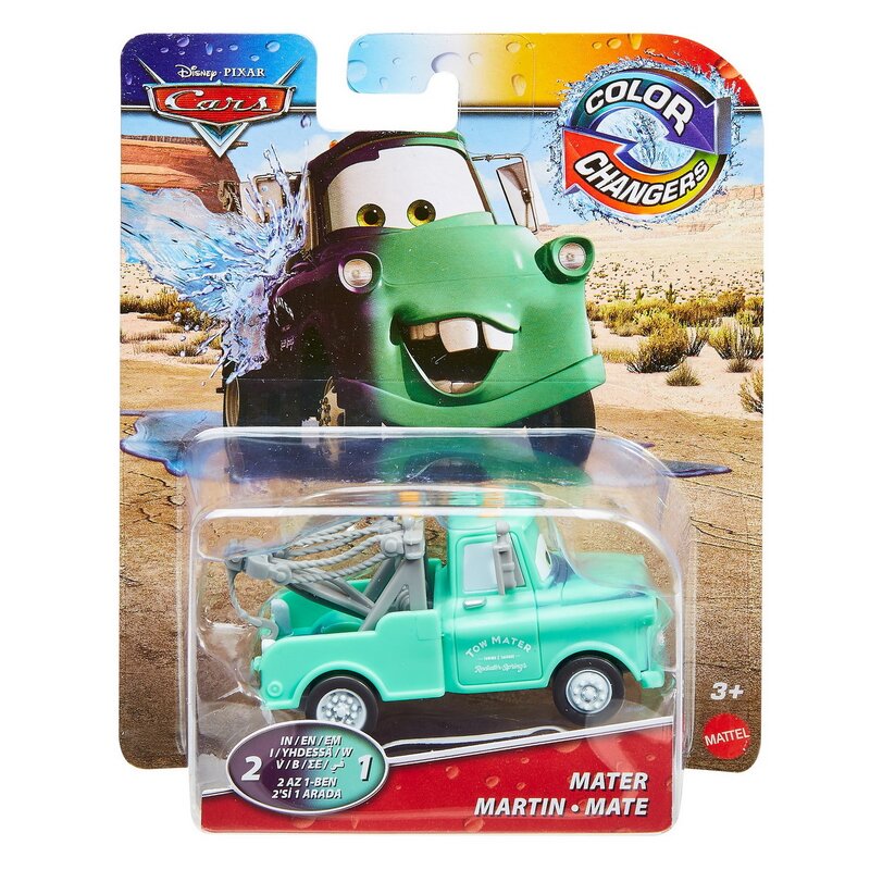 Mattel - masinuta bucsa matter , disney cars, cu culori schimbatoare