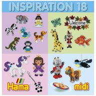 Hama - Carte cu modele colorate  MIDI, INSPIRATII 18