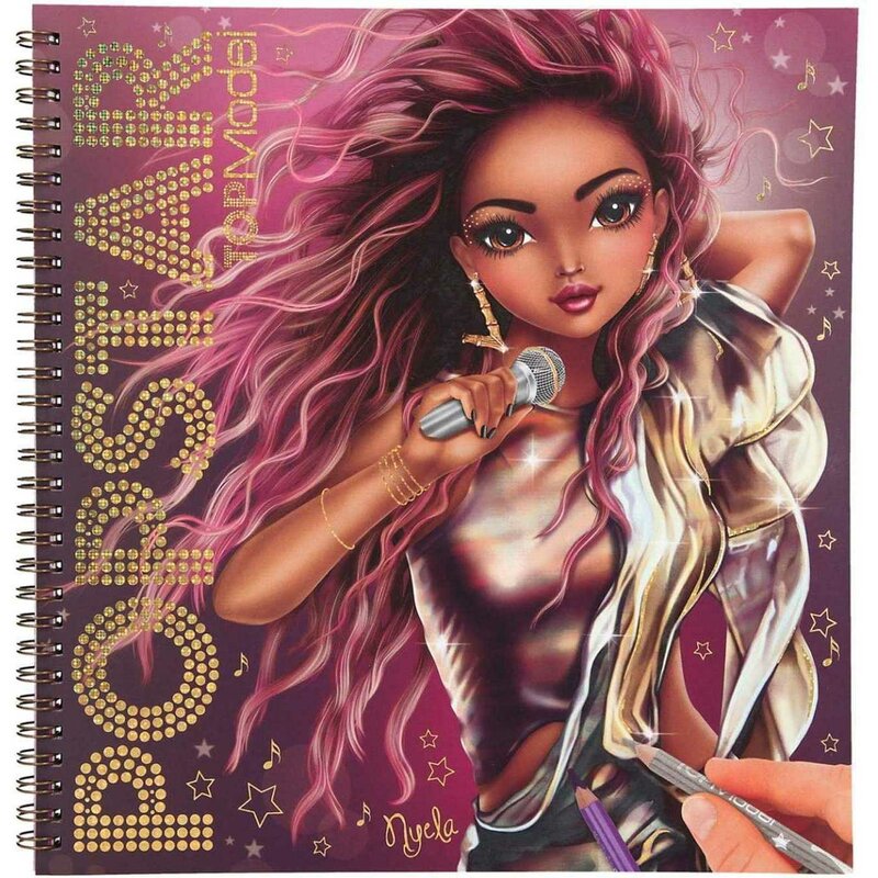 Carte de colorat popstar nyela top model depesche pt11462