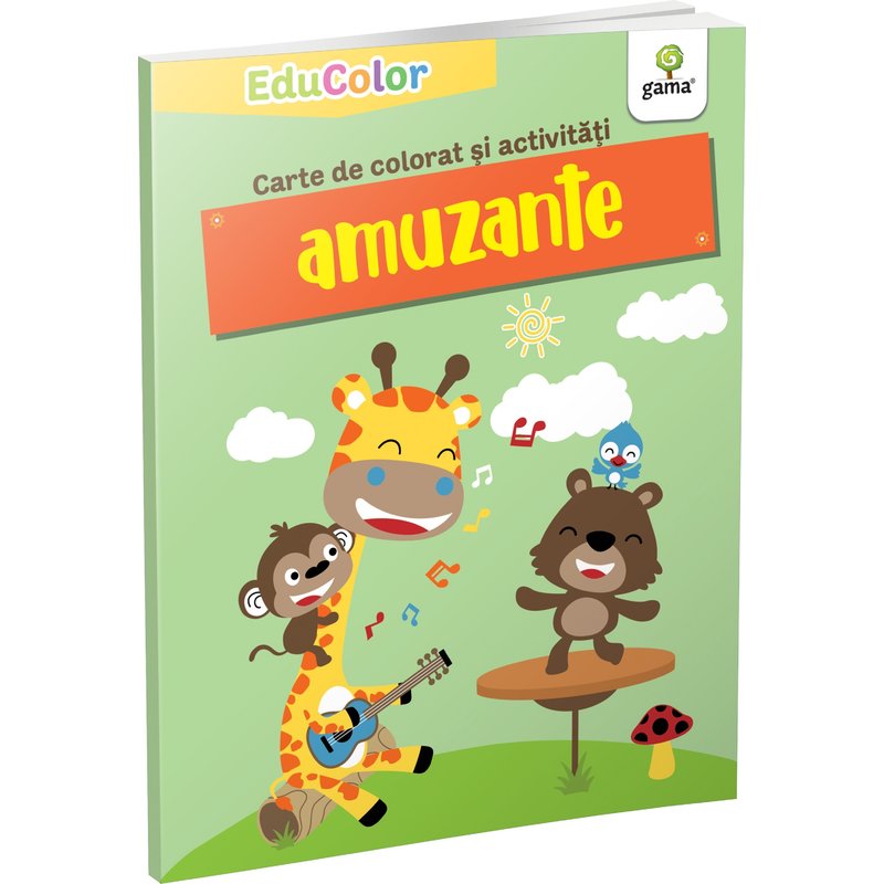 Editura gama - carte de colorat si activitati amuzante