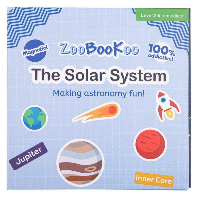 Bigjigs toys - carte educativa sistemul solar magnetica