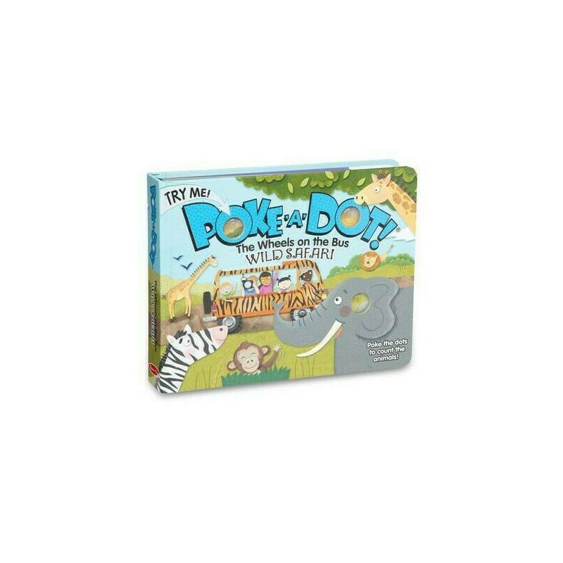 Melissa & doug - carticica copii caravana safari - poke-a-dot