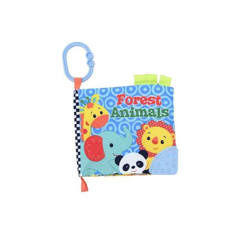 Lorelli toys - jucarie carucior carticica interactiva animale salbatice, multicolor