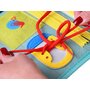 Carticica senzoriala Busy Book, Din fetru, Cu multiple activitati - 5