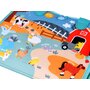 Carticica senzoriala Busy Book, Din fetru, Cu multiple activitati - 11