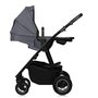 Carucior 2 in 1, Lionelo, Amber Plus, Cadru aluminiu, Cu landou intarit si salteluta moale, Reversibil, Maner ajustabil, Cu accesorii, Cu ventilatie panoramica 3D, Pana la 22 kg, EN1888-1, EN1888-2, EN1466, Gri inchis - 11