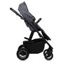 Carucior 2 in 1, Lionelo, Amber Plus, Cadru aluminiu, Cu landou intarit si salteluta moale, Reversibil, Maner ajustabil, Cu accesorii, Cu ventilatie panoramica 3D, Pana la 22 kg, EN1888-1, EN1888-2, EN1466, Gri inchis - 27