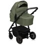 Carucior 2 in 1, Lionelo, Amber Plus, Cadru aluminiu, Cu landou intarit si salteluta moale, Reversibil, Maner ajustabil, Cu accesorii, Cu ventilatie panoramica 3D, Pana la 22 kg, EN1888-1, EN1888-2, EN1466, Verde - 19