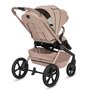 Carucior 2 in 1, Lionelo, Freya, Landou si salteluta ventilate, Pliabil, Reglare spatar-3 pozitii, Suport de picioare-4 pozitii,  Maner reglabil-3 pozitii, Adaptori inclusi compatibili cu Cybex, Maxi-Cosi, Kiddy, Avionaut, Sustine 22 kg, 0luni+, Bej - 10