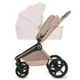 Carucior 2 in 1, Lionelo, Freya, Landou si salteluta ventilate, Pliabil, Reglare spatar-3 pozitii, Suport de picioare-4 pozitii,  Maner reglabil-3 pozitii, Adaptori inclusi compatibili cu Cybex, Maxi-Cosi, Kiddy, Avionaut, Sustine 22 kg, 0luni+, Bej - 26