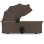 Carucior 2 in 1, Lionelo, Layla, Pana la 22 kg, Cadru aluminiu, Cu landou intarit si salteluta din spuma AirDots, Reversibil, Cu ventilatie 3D, Cu accesorii, EN1888-1-2, EN1466, Maro - 8