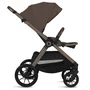 Carucior 2 in 1, Lionelo, Layla, Pana la 22 kg, Cadru aluminiu, Cu landou intarit si salteluta din spuma AirDots, Reversibil, Cu ventilatie 3D, Cu accesorii, EN1888-1-2, EN1466, Maro - 12