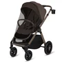 Carucior 2 in 1, Lionelo, Layla, Pana la 22 kg, Cadru aluminiu, Cu landou intarit si salteluta din spuma AirDots, Reversibil, Cu ventilatie 3D, Cu accesorii, EN1888-1-2, EN1466, Maro - 17