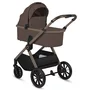 Carucior 2 in 1, Lionelo, Layla, Pana la 22 kg, Cadru aluminiu, Cu landou intarit si salteluta din spuma AirDots, Reversibil, Cu ventilatie 3D, Cu accesorii, EN1888-1-2, EN1466, Maro - 19