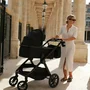 Carucior 2 in 1, Lionelo, Layla, Pana la 22 kg, Cadru aluminiu, Cu landou intarit si salteluta din spuma AirDots, Reversibil, Cu ventilatie 3D, Cu accesorii, EN1888-1-2, EN1466, Maro - 34