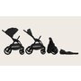 Carucior 2 in 1, Lionelo, Layla, Pana la 22 kg, Cadru aluminiu, Cu landou intarit si salteluta din spuma AirDots, Reversibil, Cu ventilatie 3D, Cu accesorii, EN1888-1, EN1888-2, EN1466, Negru - 36