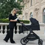 Carucior 2 in 1, Lionelo, Layla, Pana la 22 kg, Cadru aluminiu, Cu landou intarit si salteluta din spuma AirDots, Reversibil, Cu ventilatie 3D, Cu accesorii, EN1888-1, EN1888-2, EN1466, Negru - 51