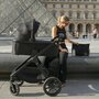 Carucior 2 in 1, Lionelo, Layla, Pana la 22 kg, Cadru aluminiu, Cu landou intarit si salteluta din spuma AirDots, Reversibil, Cu ventilatie 3D, Cu accesorii, EN1888-1, EN1888-2, EN1466, Negru - 51