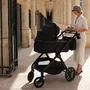 Carucior 2 in 1, Lionelo, Layla, Pana la 22 kg, Cadru aluminiu, Cu landou intarit si salteluta din spuma AirDots, Reversibil, Cu ventilatie 3D, Cu accesorii, EN1888-1, EN1888-2, EN1466, Negru - 57