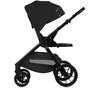 Carucior 2 in 1, Lionelo, Layla, Pana la 22 kg, Cadru aluminiu, Cu landou intarit si salteluta din spuma AirDots, Reversibil, Cu ventilatie 3D, Cu accesorii, EN1888-1, EN1888-2, EN1466, Negru - 8