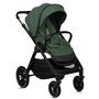 Carucior 2 in 1, Lionelo, Layla, Pana la 22 kg, Cadru aluminiu, Cu landou intarit si salteluta din spuma AirDots, Reversibil, Cu ventilatie 3D, Cu accesorii, EN1888-1, EN1888-2, EN1466, Verde - 3