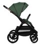 Carucior 2 in 1, Lionelo, Layla, Pana la 22 kg, Cadru aluminiu, Cu landou intarit si salteluta din spuma AirDots, Reversibil, Cu ventilatie 3D, Cu accesorii, EN1888-1, EN1888-2, EN1466, Verde - 8