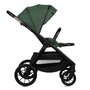 Carucior 2 in 1, Lionelo, Layla, Pana la 22 kg, Cadru aluminiu, Cu landou intarit si salteluta din spuma AirDots, Reversibil, Cu ventilatie 3D, Cu accesorii, EN1888-1, EN1888-2, EN1466, Verde - 9