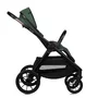 Carucior 2 in 1, Lionelo, Layla, Pana la 22 kg, Cadru aluminiu, Cu landou intarit si salteluta din spuma AirDots, Reversibil, Cu ventilatie 3D, Cu accesorii, EN1888-1, EN1888-2, EN1466, Verde - 9