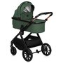 Carucior 2 in 1, Lionelo, Layla, Pana la 22 kg, Cadru aluminiu, Cu landou intarit si salteluta din spuma AirDots, Reversibil, Cu ventilatie 3D, Cu accesorii, EN1888-1, EN1888-2, EN1466, Verde - 11