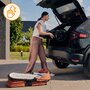 Carucior 2 in 1, Lionelo, Layla, Pana la 22 kg, Cadru aluminiu, Cu landou intarit si salteluta din spuma AirDots, Reversibil, Cu ventilatie 3D, Cu accesorii, EN1888-1, EN1888-2, EN1466, Verde - 38