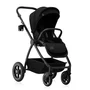 Carucior 2 in 1, Lionelo, Meril, Cu landou si scaun cu dimensiune XL, Reversibil, Cu sistem de ventilatie 3D, Cu accesorii, Pana la 22 kg, Conform cu EN1888-1 EN1888-2, EN1466, Negru - 4