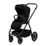 Carucior 2 in 1, Lionelo, Meril, Cu landou si scaun cu dimensiune XL, Reversibil, Cu sistem de ventilatie 3D, Cu accesorii, Pana la 22 kg, Conform cu EN1888-1 EN1888-2, EN1466, Negru - 5