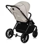 Carucior 2 in 1, Lionelo, Mika Plus, Cadru din aluminiu, Cu landou intarit si salteluta moale, Reversibil, Cu sistem de ventilatie 3D, Cu accesorii, Pana la 22 kg, Conform cu EN1888-1 EN1888-2, EN1466, Bej - 14