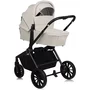 Carucior 2 in 1, Lionelo, Mika Plus, Cadru din aluminiu, Cu landou intarit si salteluta moale, Reversibil, Cu sistem de ventilatie 3D, Cu accesorii, Pana la 22 kg, Conform cu EN1888-1 EN1888-2, EN1466, Bej - 5