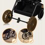 Carucior 2 in 1, Lionelo, Mika Plus, Cadru din aluminiu, Cu landou intarit si salteluta moale, Reversibil, Cu sistem de ventilatie 3D, Cu accesorii, Pana la 22 kg, Conform cu EN1888-1 EN1888-2, EN1466, Bej - 69